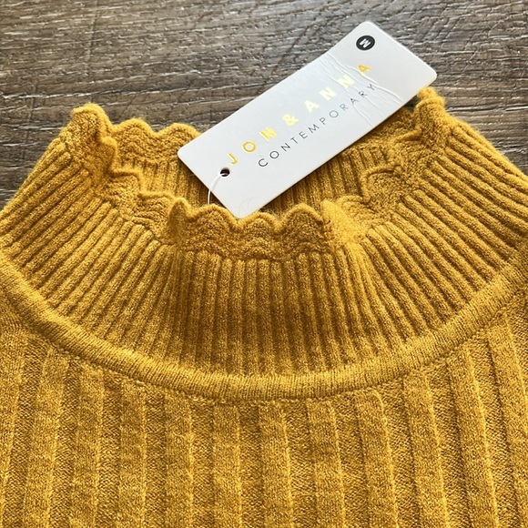 JON & ANNA CONTEMPORARY MOCK NECK SWEATER - Picture 2 of 6